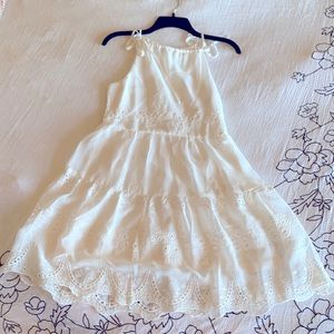 White mini summer dress- Vici Collection